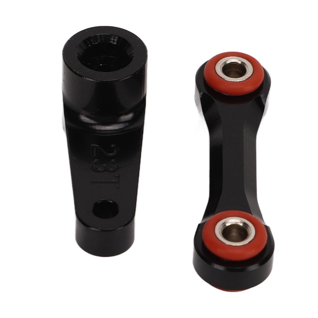 RC Servo Horns Set Aluminum Alloy Easy Replaceable 23T RC Servo Horns Steering Gear Rod for ARRMA