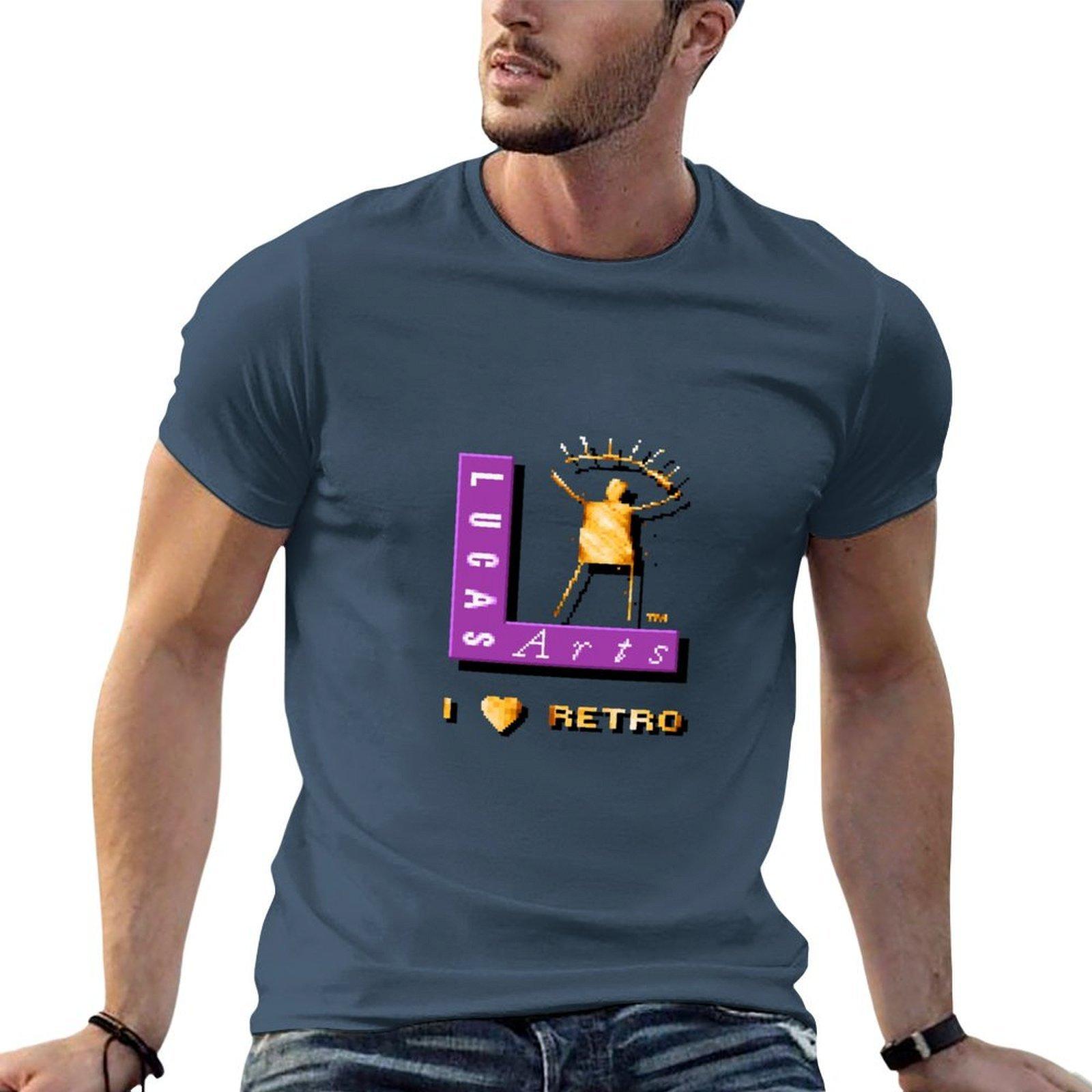 I Love Lucasarts Tshirt Casual Fashion Print Tee Top S