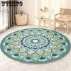 Kulatý koberec Obývací pokoj Kulatý Snadno udržovatelný Podložka pod konferenční stolek Ložnice Koberec k posteli