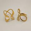 European and American Stainless Steel Line Ring Titanium Steel Does Not Fade Jewelry Niche Design Ring