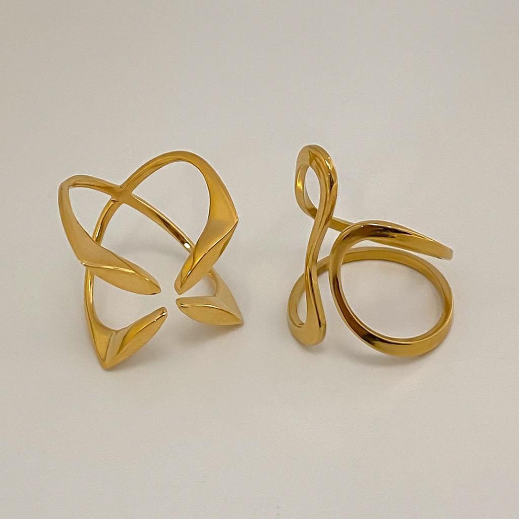 European and American Stainless Steel Line Ring Titanium Steel Does Not Fade Jewelry Niche Design Ring