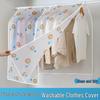Thickened Transparent Waterproof Garment Dust Cover for Wardrobe Storage