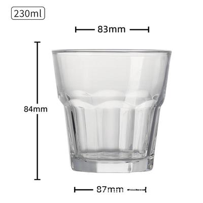 Thickened Octagonal Glass Beer Mugs