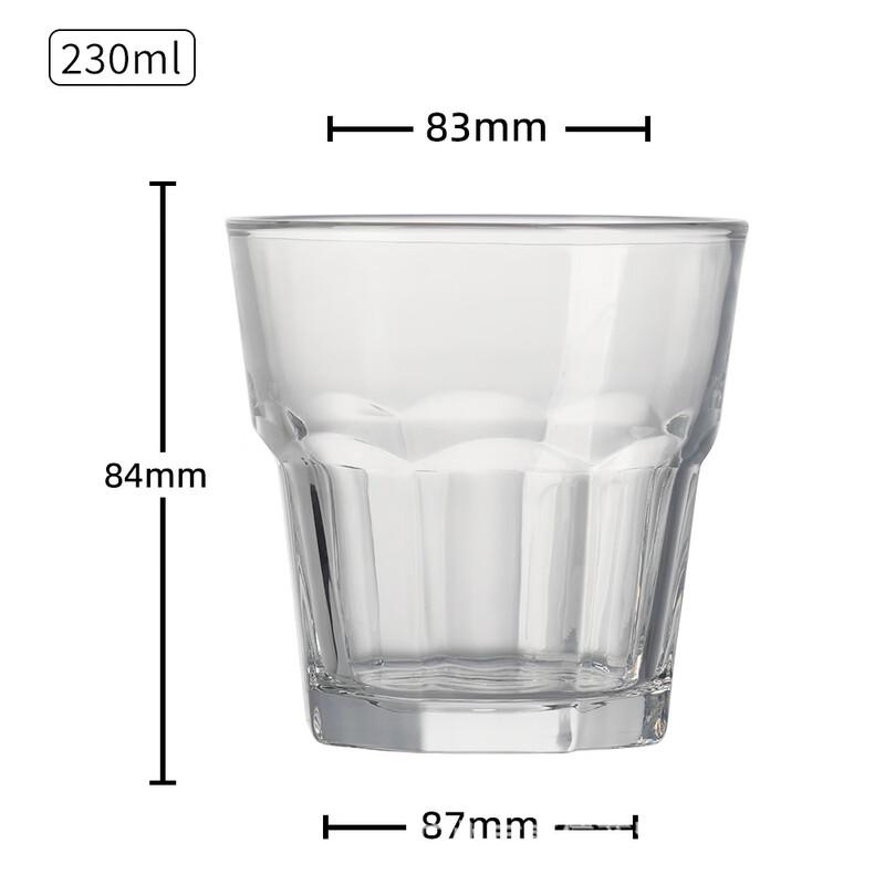 Thickened Octagonal Glass Beer Mugs