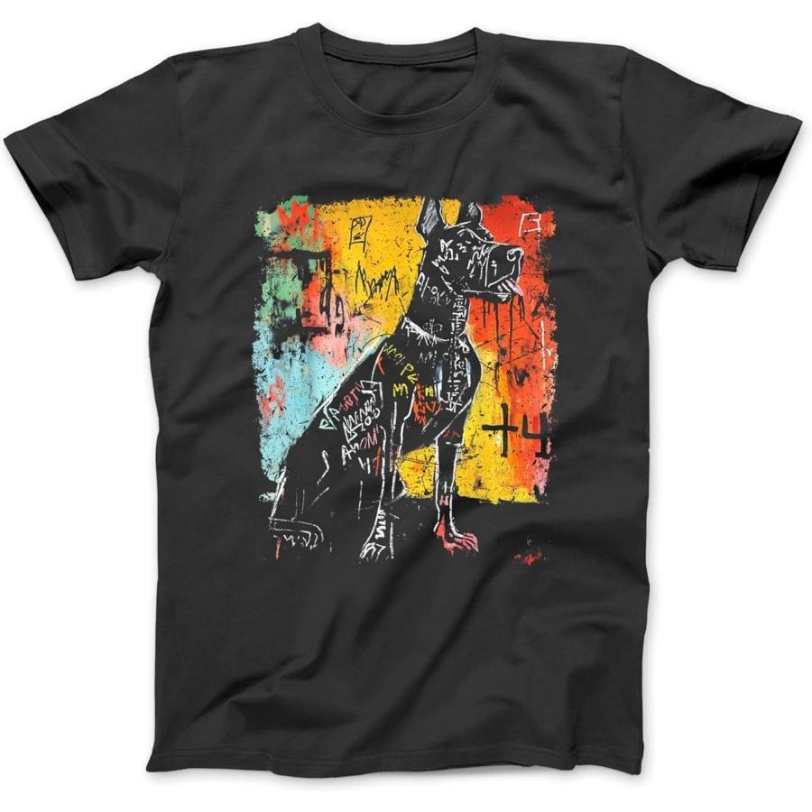 Pop Art Style Dog 90s Men s Graffiti T-Shirt, Sweatshirt, Hoodie for Men Women Kids Made in Canada Black S