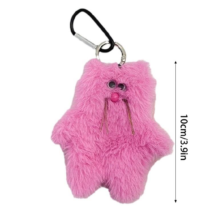 Plüschbär Schlüsselanhänger Anhänger für Damen Autoschlüssel Rucksack Handtasche