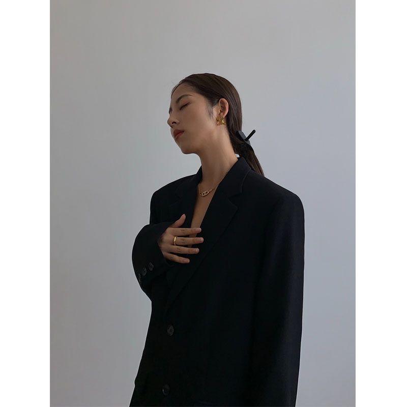 Export Special Suit Outwear Women 2025 Spring & Fall New Arrival K-style Loose Retro Casual Slim Looking Small Tailored Suit Top