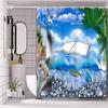 Beach scenery pattern Bathing Curtain  Bathroom Shower Curtain Waterproof With 12 Hooks Home Deco Free Ship