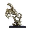 Resin Western Cowboy On Horse Statue Decorative Sculpture Office Living Room Home Gift