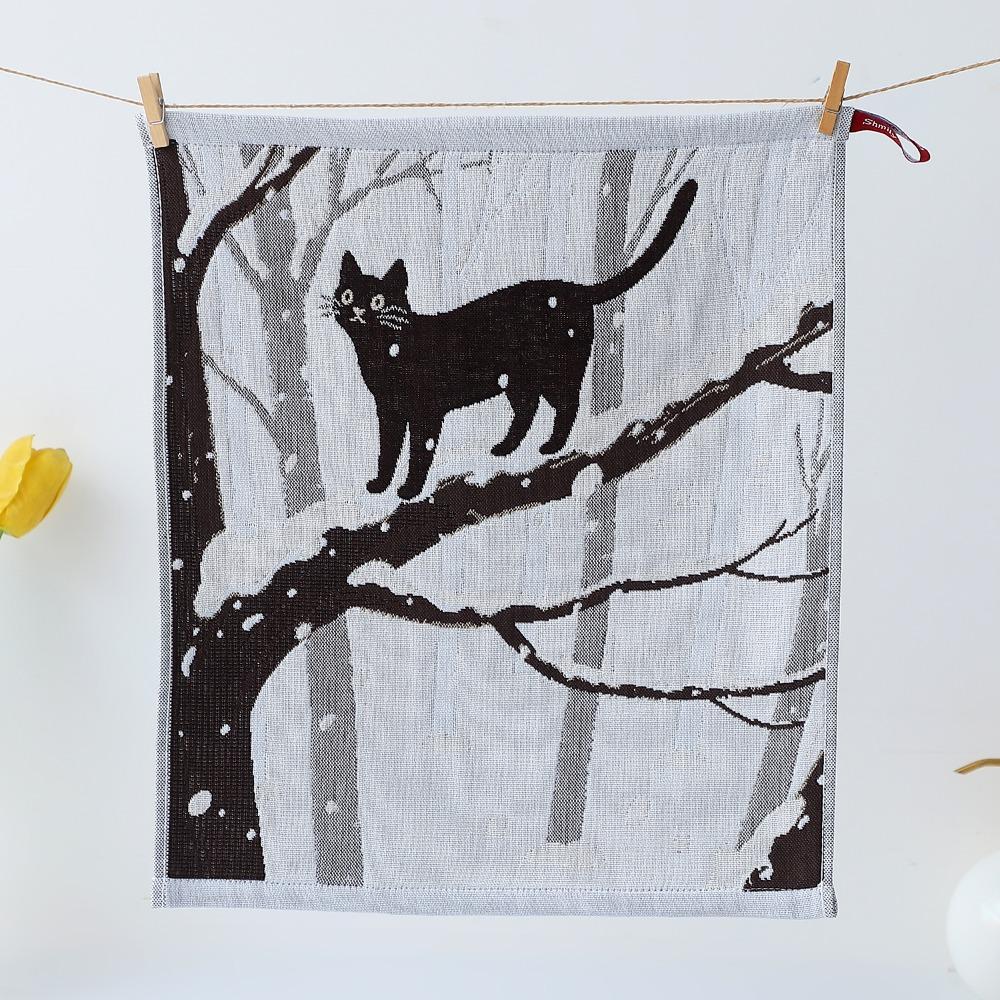 New 34x40cm Large Hand Towel 4 Layer Cotton Gauze Quick Dry Pure Cotton Dish Cloth Decorative Tea Towel Home Restaurant