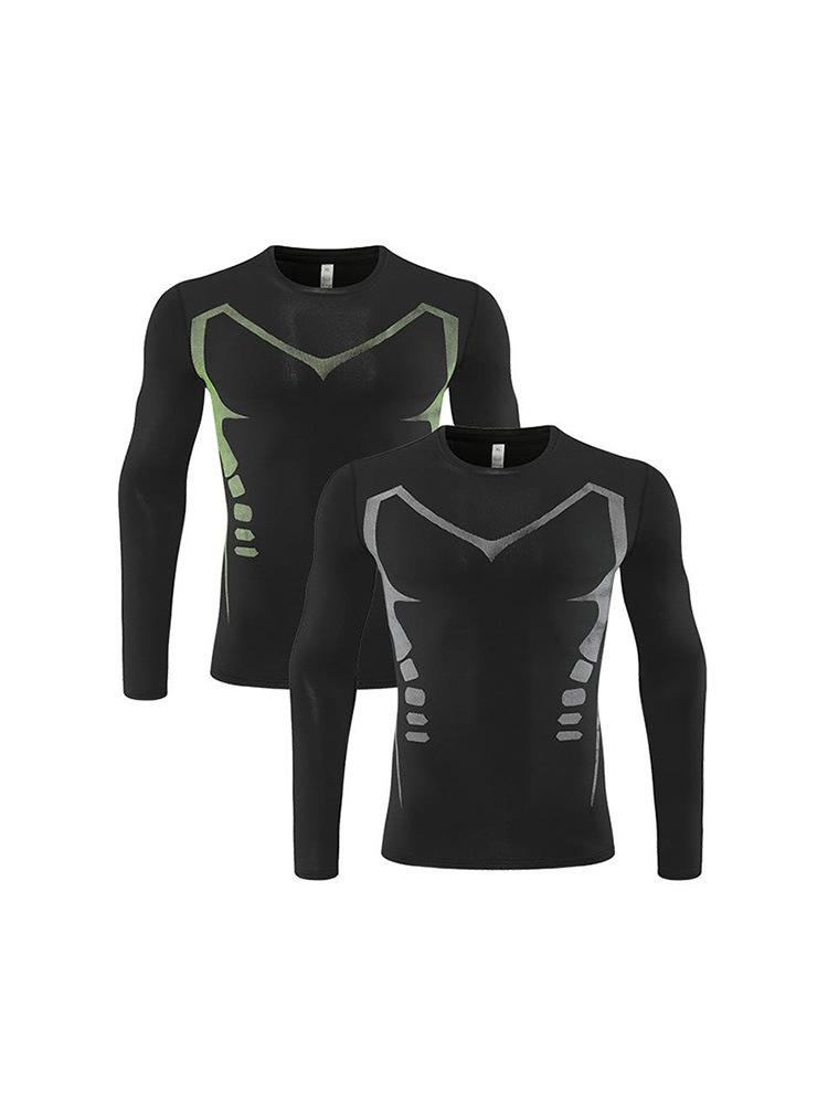 High Elasticity Quick Dry Sports Set for Kids & Adults - Printed Leotard, Base Layer for Basketball & Football Training Fitness.