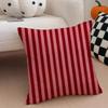 Vintage Stripes Pillow Classic Retro Cushion Cover Throw Pillow Cover Hidden Button Durable Polyester Chair Cushion