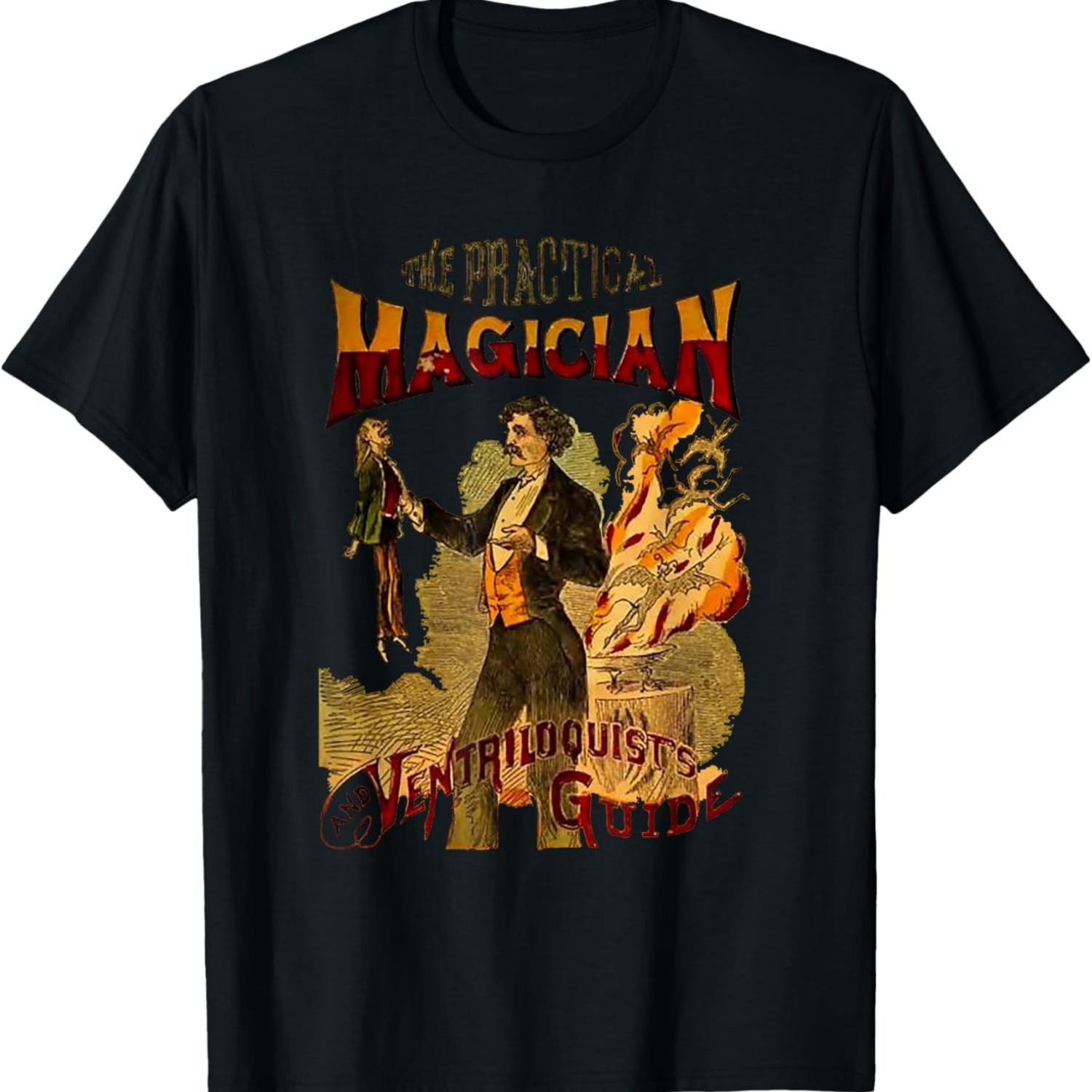 

Черная Магия Маг Чревовещатель Книга-руководство Футболка S