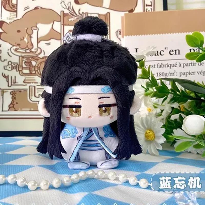 10cm Grandmaster of Demonic Cultivation Plush Mo Dao Zu Shi Wei Wuxian Lan Wangji Stuffed Doll Pendant Keychain Birthday Gift