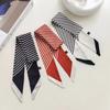small silk scarf simple stripe women's for Women, Aesthetic Hairband , Daily Party Holiday Gift Trendy