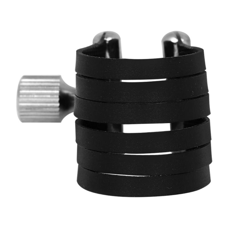 PU Leathers Saxophone Fastener Clip Altos Saxophone Ligature Replacement Flute Head Clamp for Saxophone Mouthpiece 1