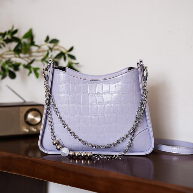 Large-capacity bag women's versatile new casual popular shoulder messenger bag bucket bag