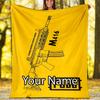 Individualizuoto vardo PUBG temos spausdintas pledas - Puikiai tinka ant sofos, lovos, kelionėms ir lauko reikmėms | Galima skalbti skalbimo mašinoje, jaukus ir patvarus.