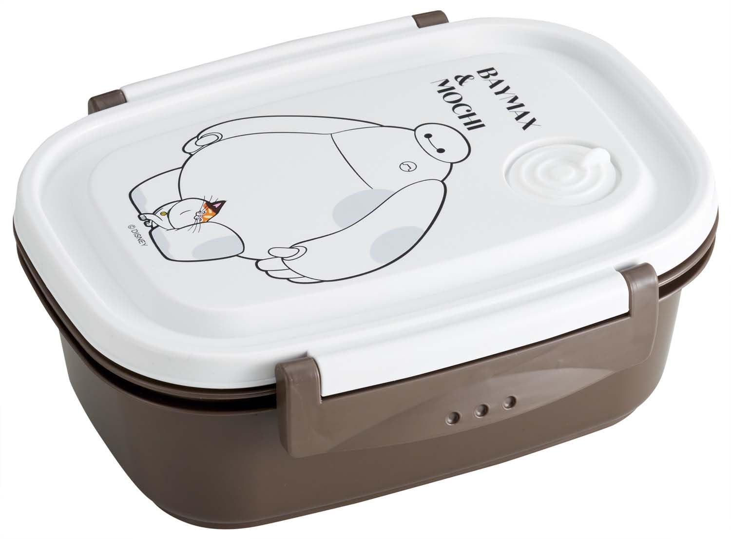 

Skater Easy Light Lunch Box M 550ml Microwave Safe Seal Container Storage Container Disney Baymax Mochi Made in Japan & XPM4-A