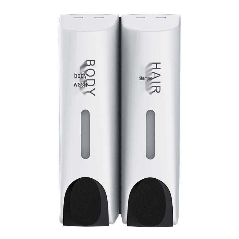 Dual-Head Wall-Mounted Soap Dispenser for Hotels and Guest Houses