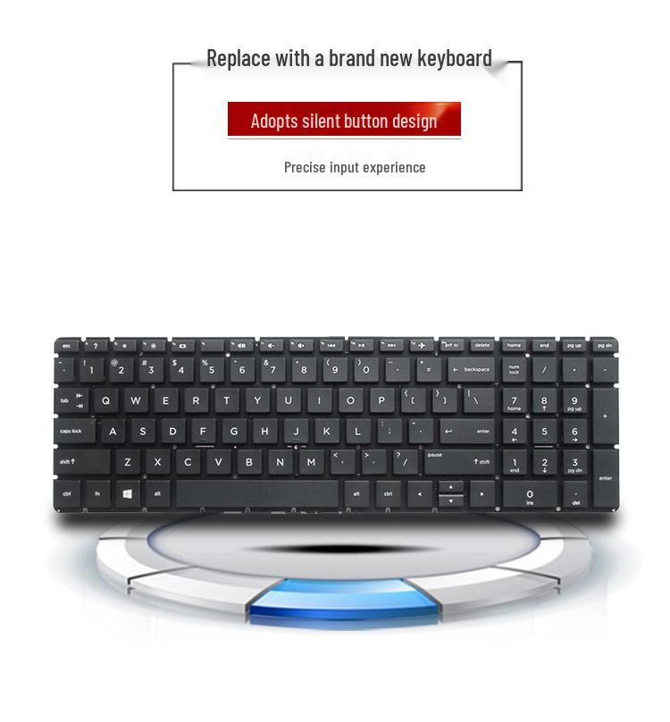 Compatible Keyboard for HP 15-BS TPN-C129/C130/Q192/Q193/Q191/Q222/Q230/Q201