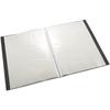 Nakabayashi Clear Book Clear File A3 20 Pockets Black CB1012D-N