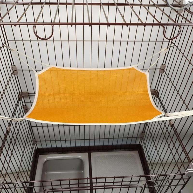 Cat Hanging Hammock Cat Bed Pet Cage Hammock with Adjustable Comfortable Cat Swing Kitten Climbing Frame Pet Supplies Dog Beds