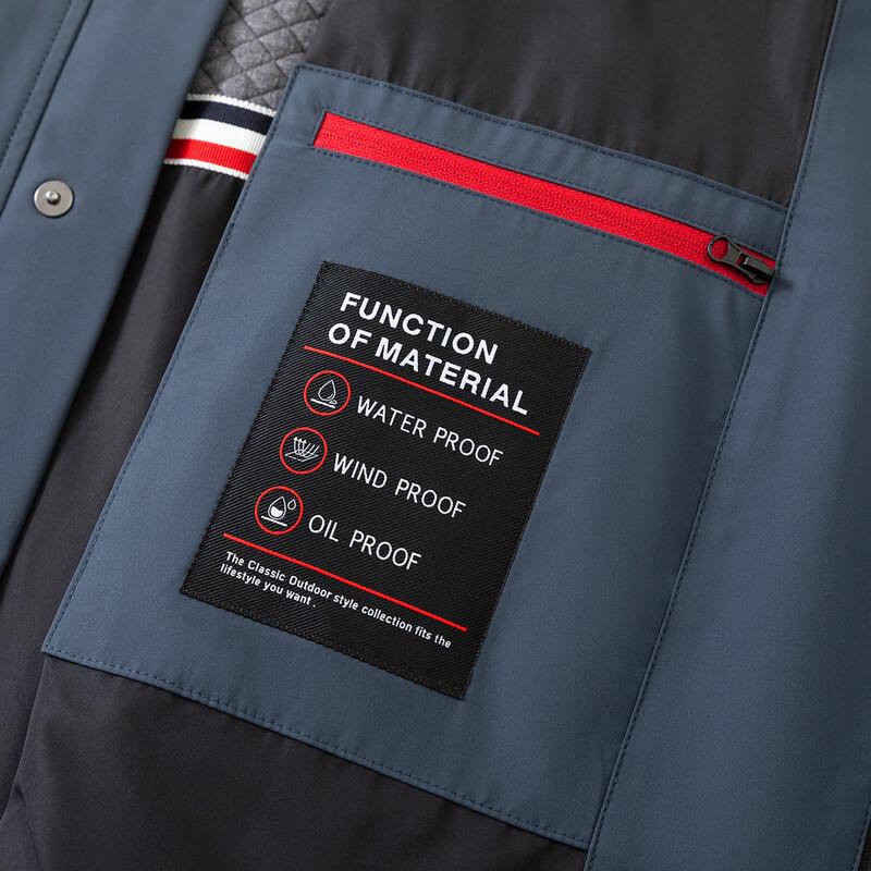 Navigare Men's Hooded Padded Jacket