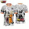 Hot Selling Summer Fashion New Product Dragon Ball Angel Bilus 3D Printed T-shirt Hip-hop Street  T-shirt Plus Size