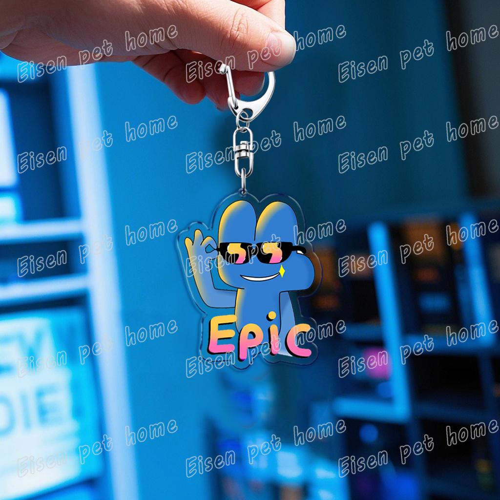 

Cute Cartoon Bfb Fourx Keychain for Accessories Bag Key Chain Ring Jewelry Fans Gifts Bfdi Four Keychains