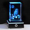 Kertari Geburtstagsgeschenk für Frauen und Männer - Beliebte Eulenfigur [Authentisch] K9 Kristall Eulen-Dekoration mit LED-Lichtsockel, USB-Aufladung, für Eingang, Lu