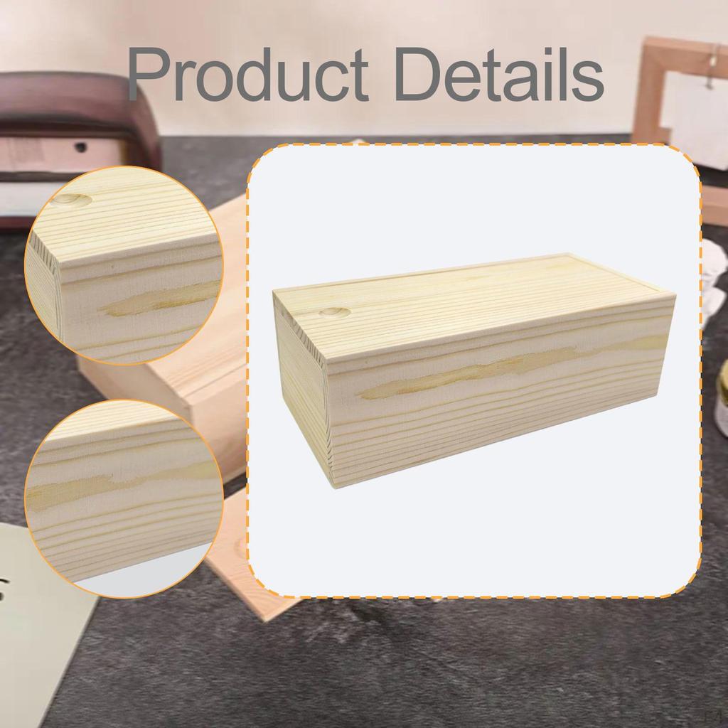 Pudełko do przechowywania z przesuwaną pokrywką, Pamiątkowe pudełko na biżuterię wielofunkcyjne na imprezy,