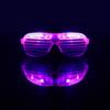 3 Neon Colours Eyeshade Lampshade Luminous LED Glasses for Christmas Party Mardi Gras Decor and Festive Party Glasses