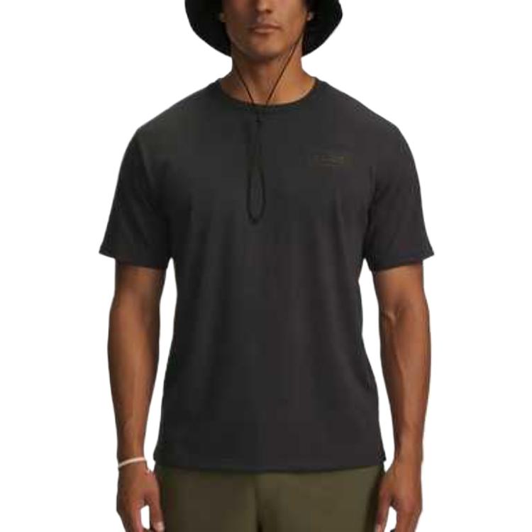 Under Armour SS26 Pullover Solid Color Crew Neck T-Shirt Men tops 6009253-016 S