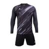 Kelme Men's Long Sleeve Goalkeeper Shirt and Pants Set (Black, XL)