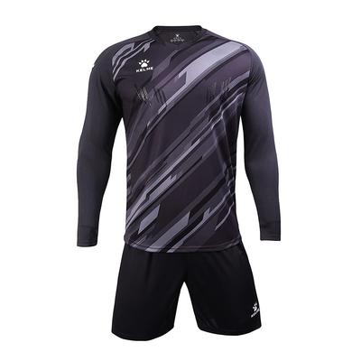 Kelme Herren Langarm Torwarttrikot und Hosen Set (Schwarz, XL)
