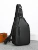 Men's Water-repellent Crossbody Chest Bag with USB Charging