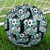 1pc Soccer Ball Adventure Size 5 Soccer Ball Professional Match Training Football Indoor &Outdoor Sports Ball Lightweight Durable c6574