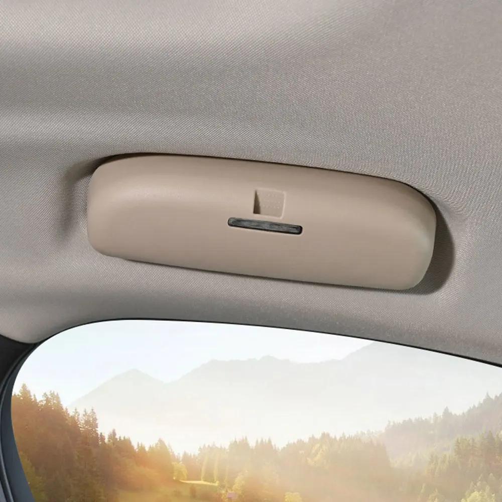 Car Glasses Case for Toyota Camry RAV4 CHR Corolla Yaris 2014 - 2024 Sunglasses Glasses Holder Storage Box Oganizer Accessories