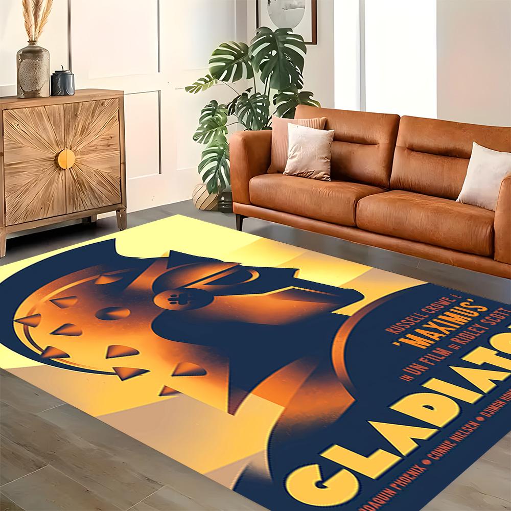 Gladiator Epic Journey Teppich für Wohnzimmer, Schlafzimmer, Heimdekoration und als Geschenke.