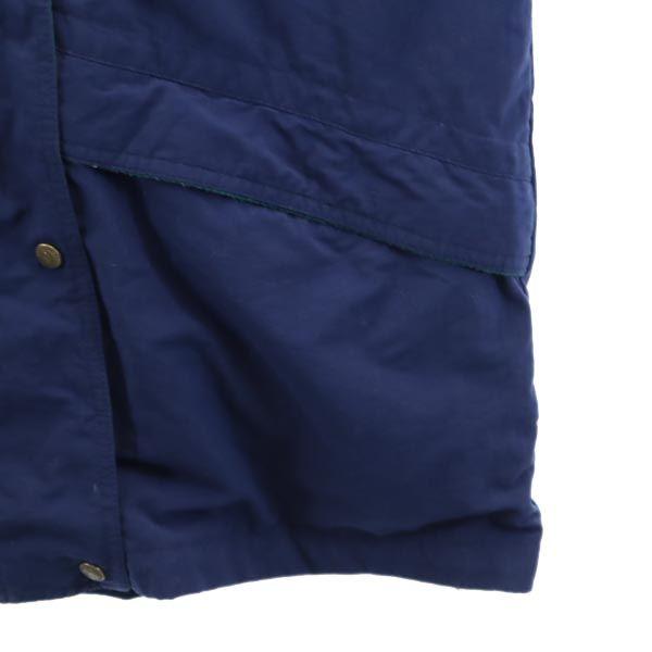 Eddie Bauer 90s Old Black Tag Nylon jacket S Navy Women Used