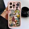 Case For iPhone 17 Cases iPhone 16 Pro Max Case Colorful Mushroom Silicone Case For iPhone 15 Plus 14 13 12 11 16E 17 Air Cover