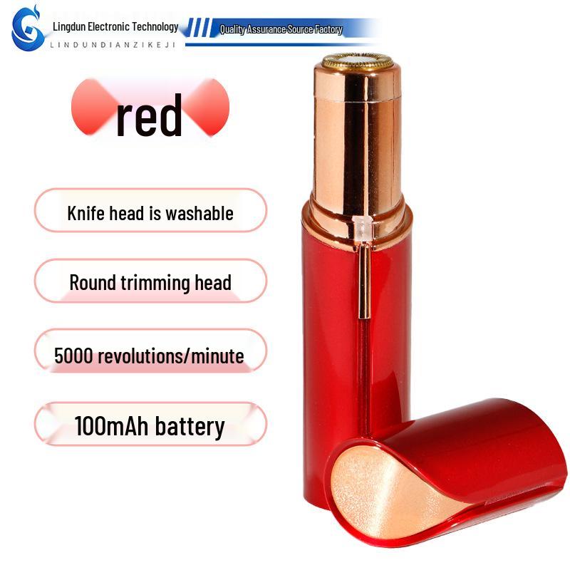 Electric Women's Hair Removal Device: Shaver & Trimmer for Eyebrows, Facial & Lip Hair