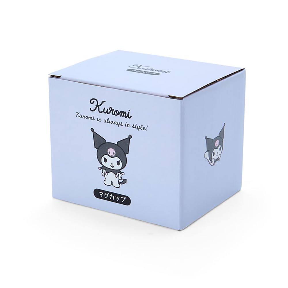 Sanrio Kuromi e Secador de Louça 422568 Caneca, Micro-ondas, Máquina de Lavar Louça, Seguro, Cerâmica,