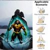 1pc Trident, Aquaman Blanket Polyester Fiber, All Season Comfort for Sofa, Bed, Office, Car, Camping Ideal Home Decor & Gift, Office Comfort