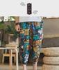 Short de plage pour homme à motif éléphant thaïlandais - Tendance, Pantalon court grande taille style chinois, Design carotte du Myanmar et Dai