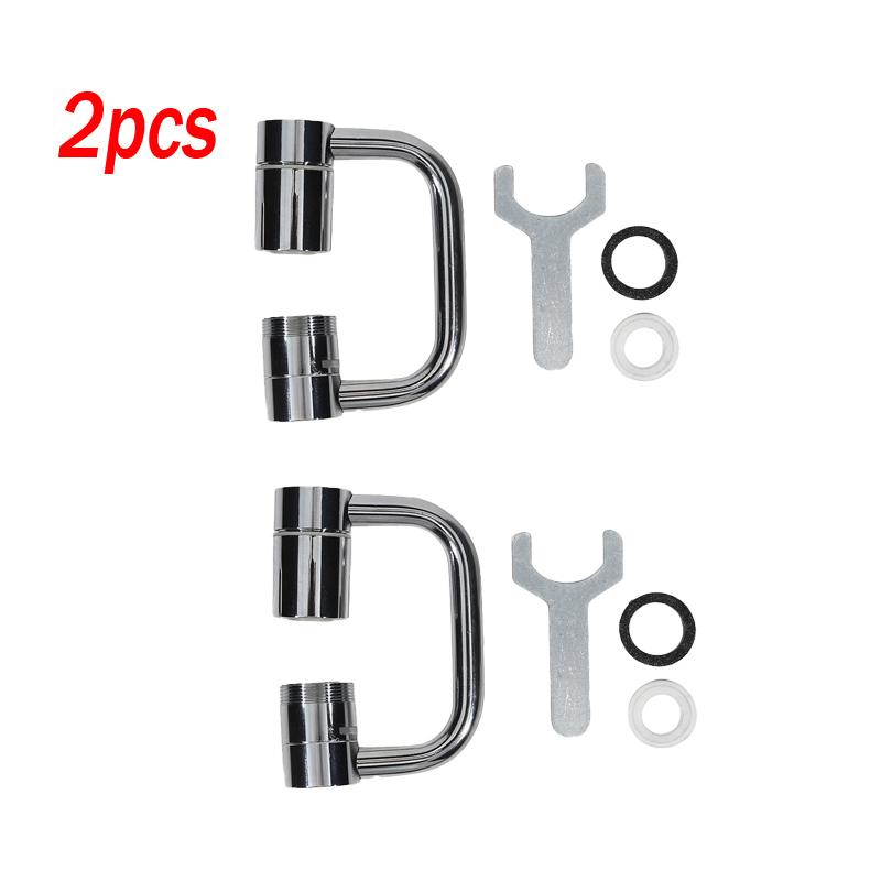 Faucet Extender Swivel Adapter Set Universal Faucet Extension Tool-Free Install for Bathroom Sink Pull-Down Faucet Extender