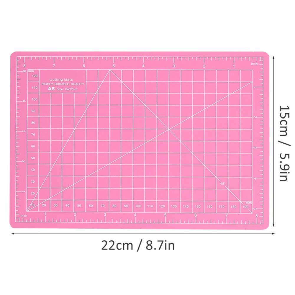 4pcs Scale Grid A5 Cutting Mat A5 Size Craft Cutting Pad Precision Cutting Mat  For Crafting