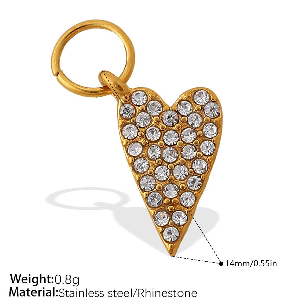 Yori 2Pcs Fashionable Retro Bohemian Style DIY Heart and Flower Pendant Accessories for Handmade Jewelry Making Design