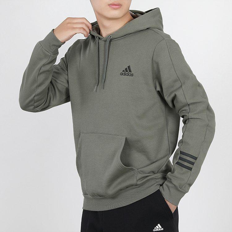 adidas Sweatshirts Men's Army Green Hooded Moderate Regular GD5446